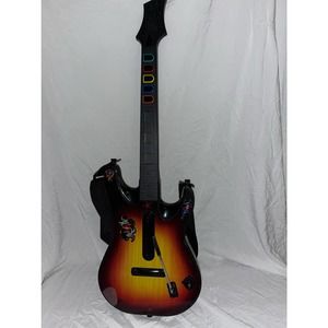 Guitar Hero Red Octane PS3 Wireless Sunburst Cont. Mo#95451.805 No Dongle (READ)